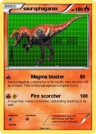 Pokemon saurophaganax
