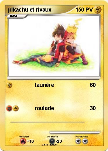 Pokemon pikachu et rivaux