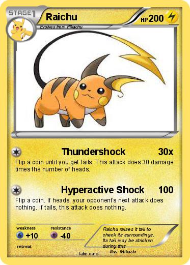 Pokemon Raichu