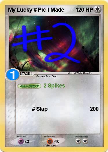 Pokemon My Lucky # Pic I Made