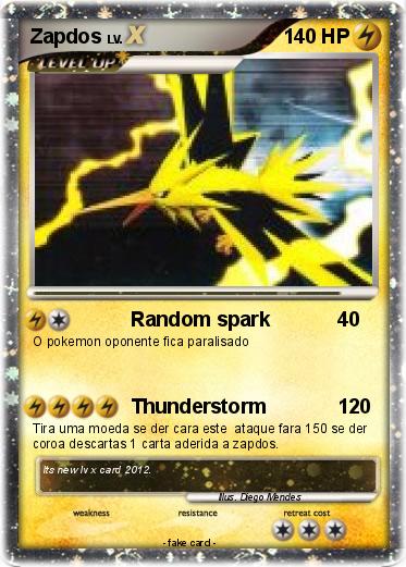 Pokemon Zapdos