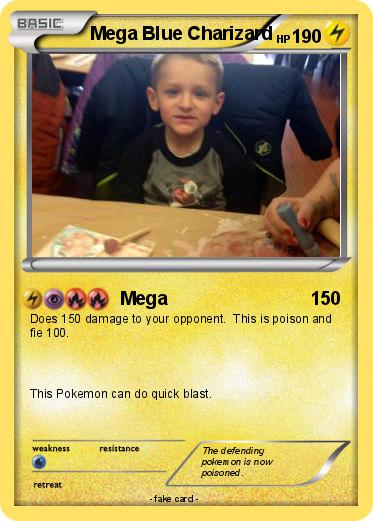 Pokemon Mega Blue Charizard