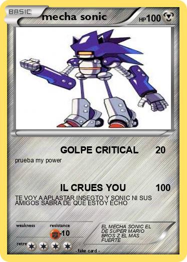 Pokemon mecha sonic