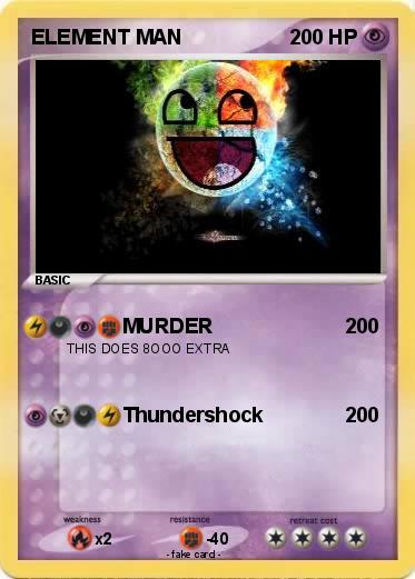 Pokemon ELEMENT MAN