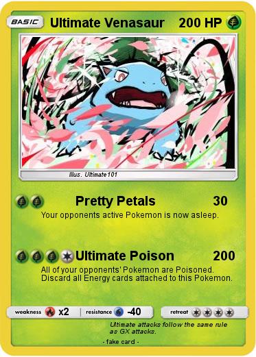 Pokemon Ultimate Venasaur