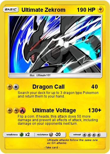 Pokemon Ultimate Zekrom