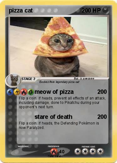 Pokemon pizza cat