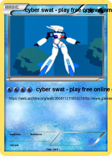 Pokemon cyber swat - play free online games at gamesgames.com