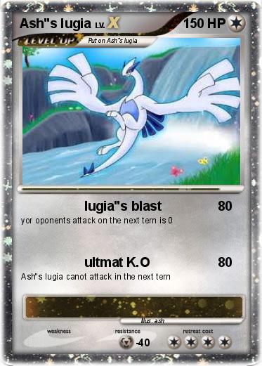 Pokemon Ash"s lugia