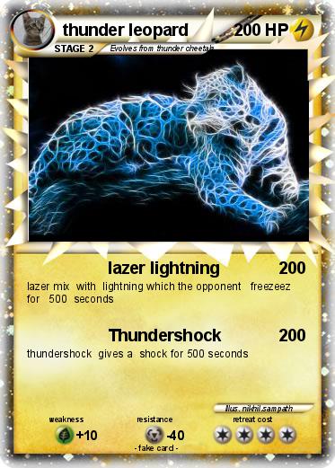 Pokemon thunder leopard