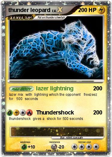 Pokemon thunder leopard
