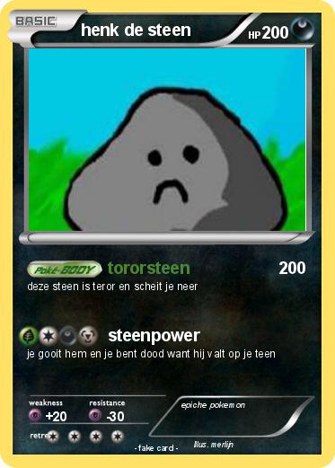 Pokemon henk de steen