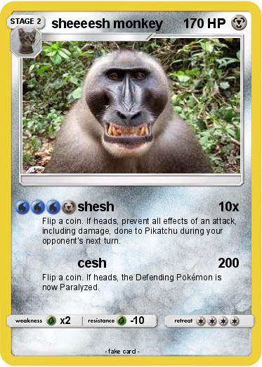 Pokemon sheeeesh monkey