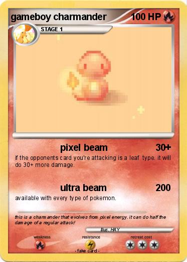 Pokemon gameboy charmander
