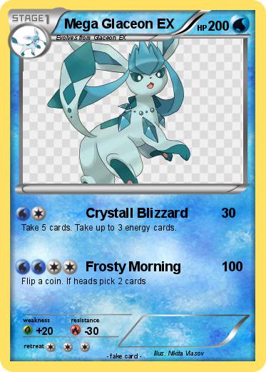 Pokemon Mega Glaceon EX