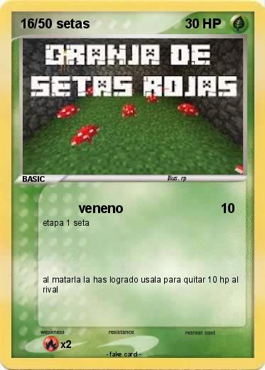 Pokemon 16/50 setas
