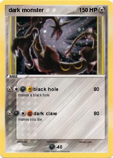 Pokemon dark monster