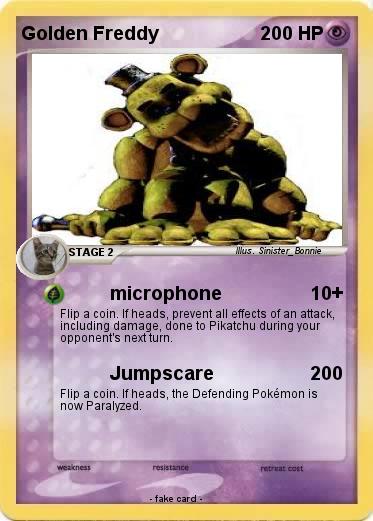 Pokemon Golden Freddy