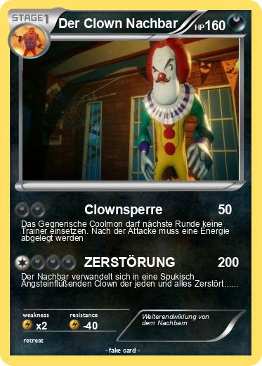 Pokemon Der Clown Nachbar