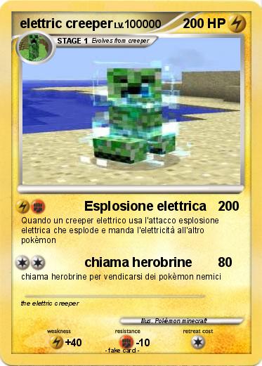 Pokemon elettric creeper