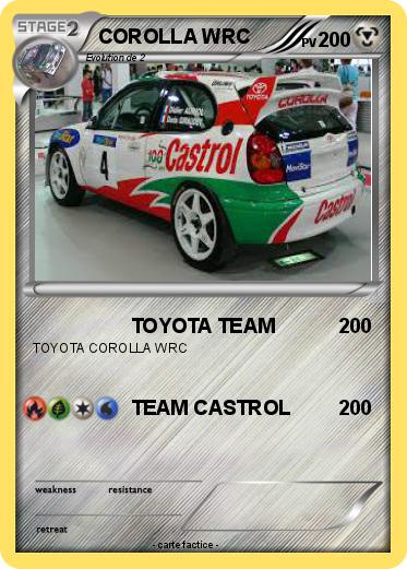 Pokemon COROLLA WRC
