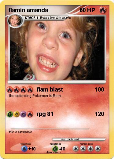 Pokemon flamin amanda