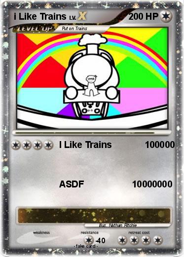 Pokemon i Like Trains