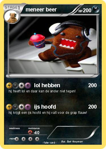 Pokemon meneer beer