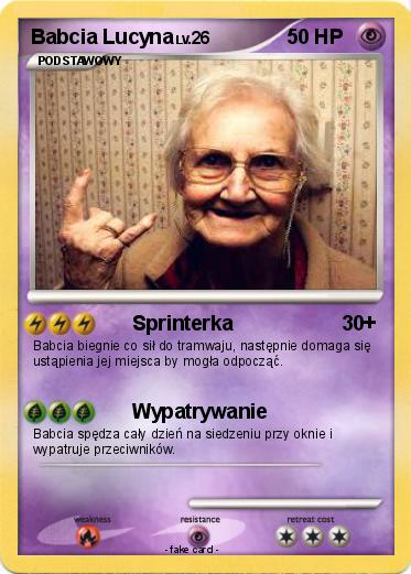 Pokemon Babcia Lucyna