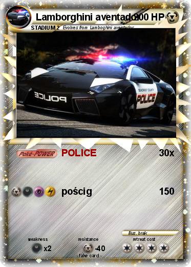 Pokemon Lamborghini aventador