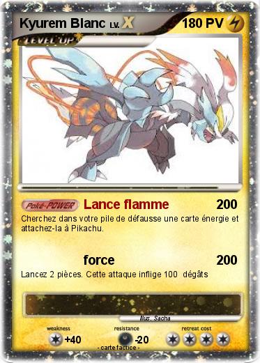 Pokemon Kyurem Blanc