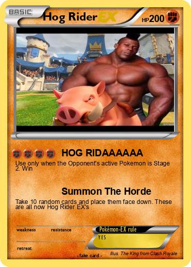 Pokemon Hog Rider
