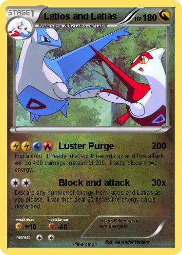 Pokemon Latios and Latias