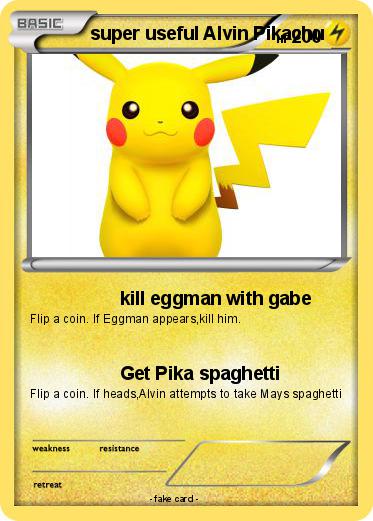 Pokemon super useful Alvin Pikachu