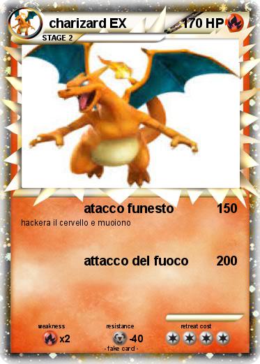 Pokemon charizard EX