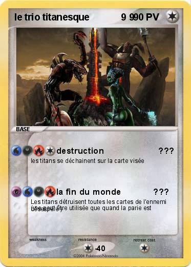 Pokemon le trio titanesque            9 9 