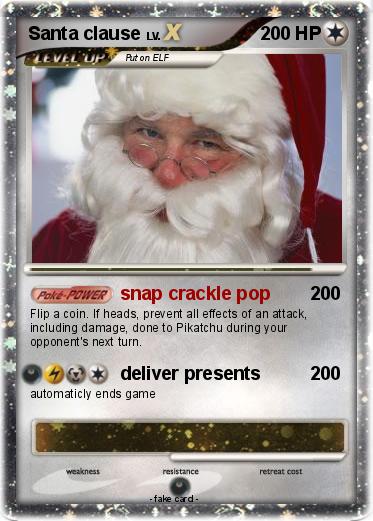 Pokemon Santa clause