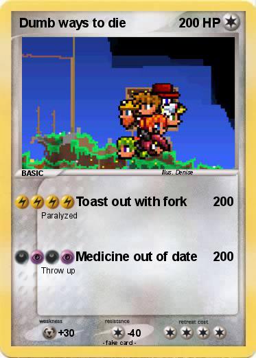 Pokemon Dumb ways to die