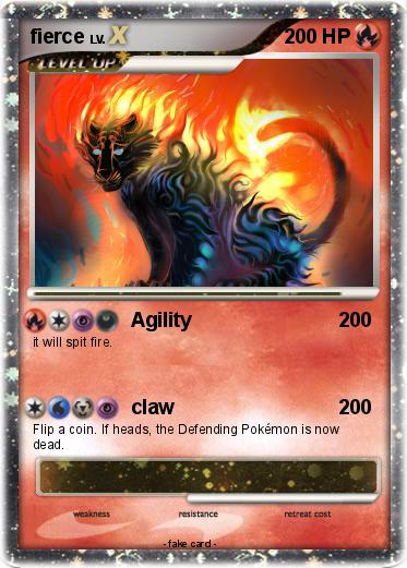 Pokemon fierce