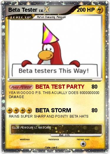 Pokemon Beta Tester