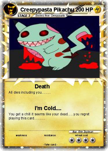 Pokemon Creepypasta Pikachu
