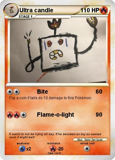 Pokemon Ultra candle