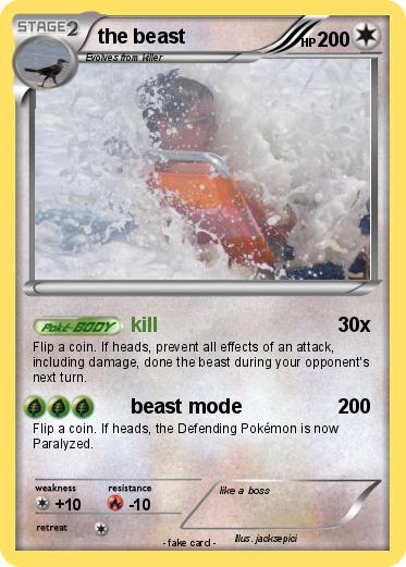 Pokemon the beast