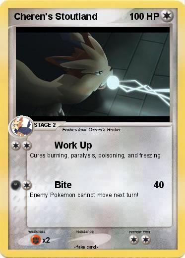 Pokemon Cheren's Stoutland