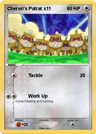 Pokemon Cheren's Patrat x11
