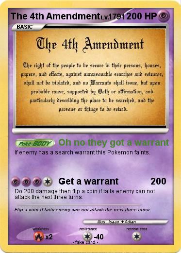 Pokemon The 4th Amendment