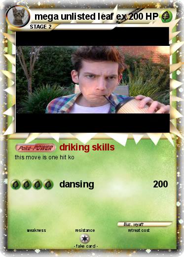 Pokemon mega unlisted leaf ex