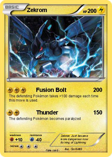 Pokemon Zekrom