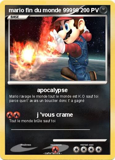 Pokemon mario fin du monde 99999