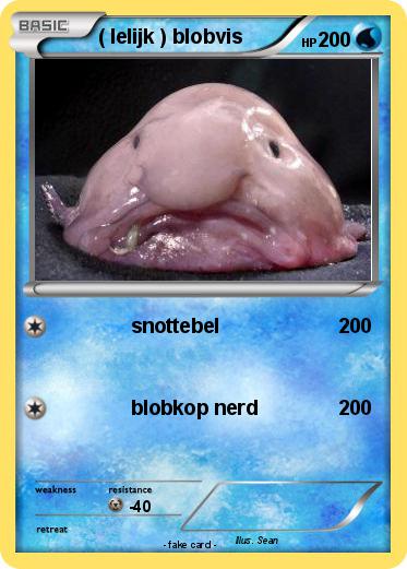 Pokemon ( lelijk ) blobvis